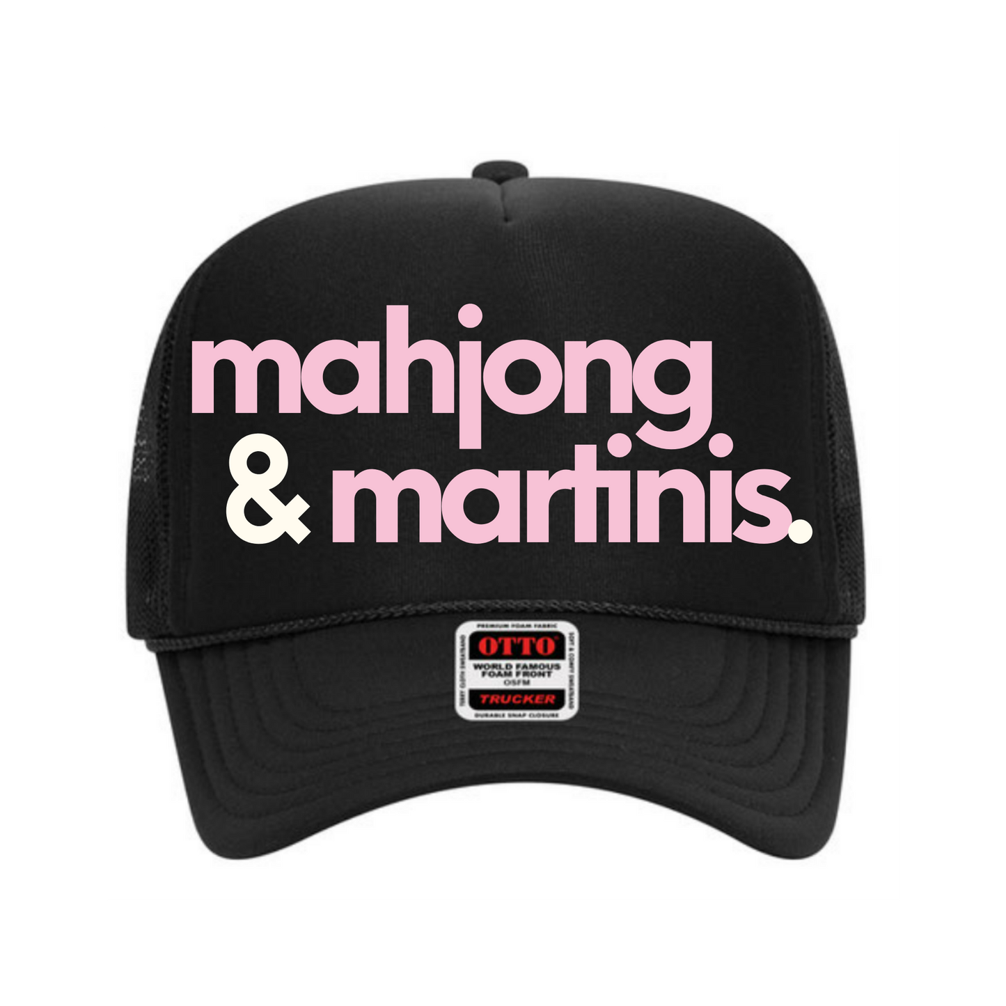 Mahjong & Martinis Trucker Hat