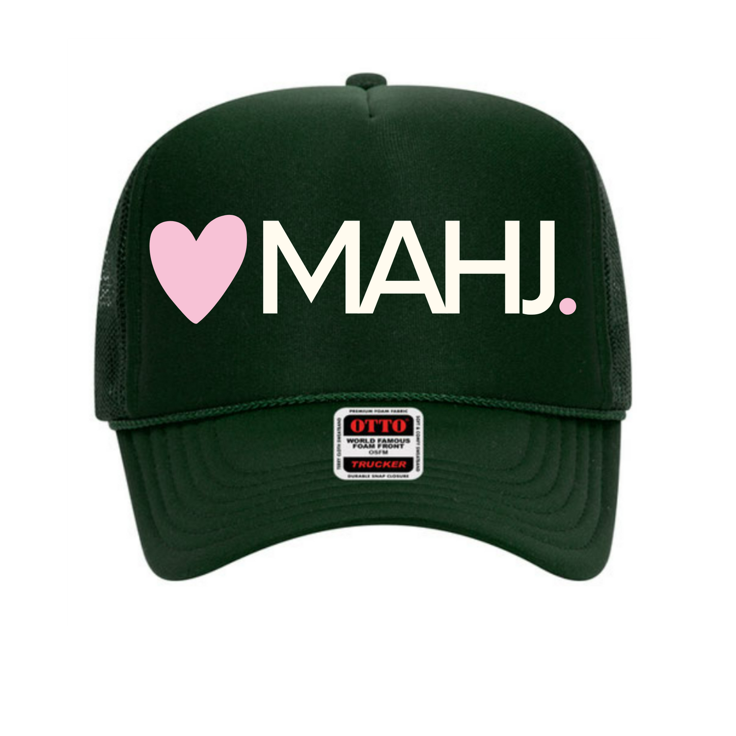 Heart MAHJ Mahjong Lovers Trucker Hat