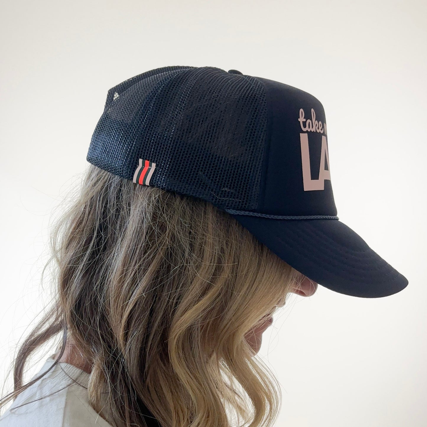 Take Me To The Lake High Profile Trucker Hat