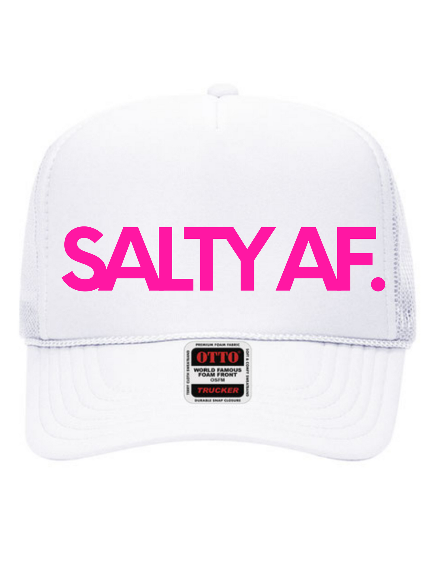 Salty AF High Profile Trucker Hat