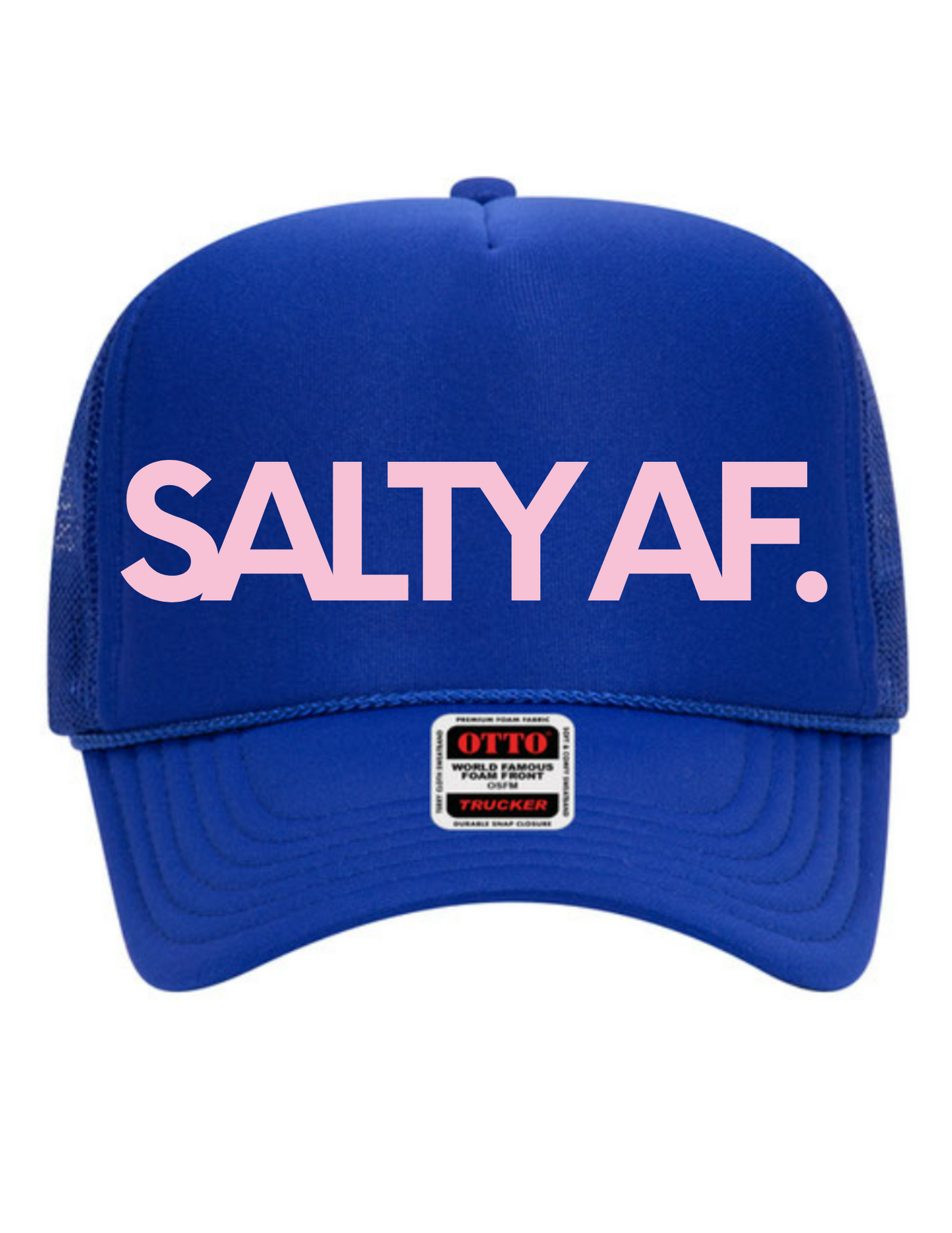 Salty AF High Profile Trucker Hat