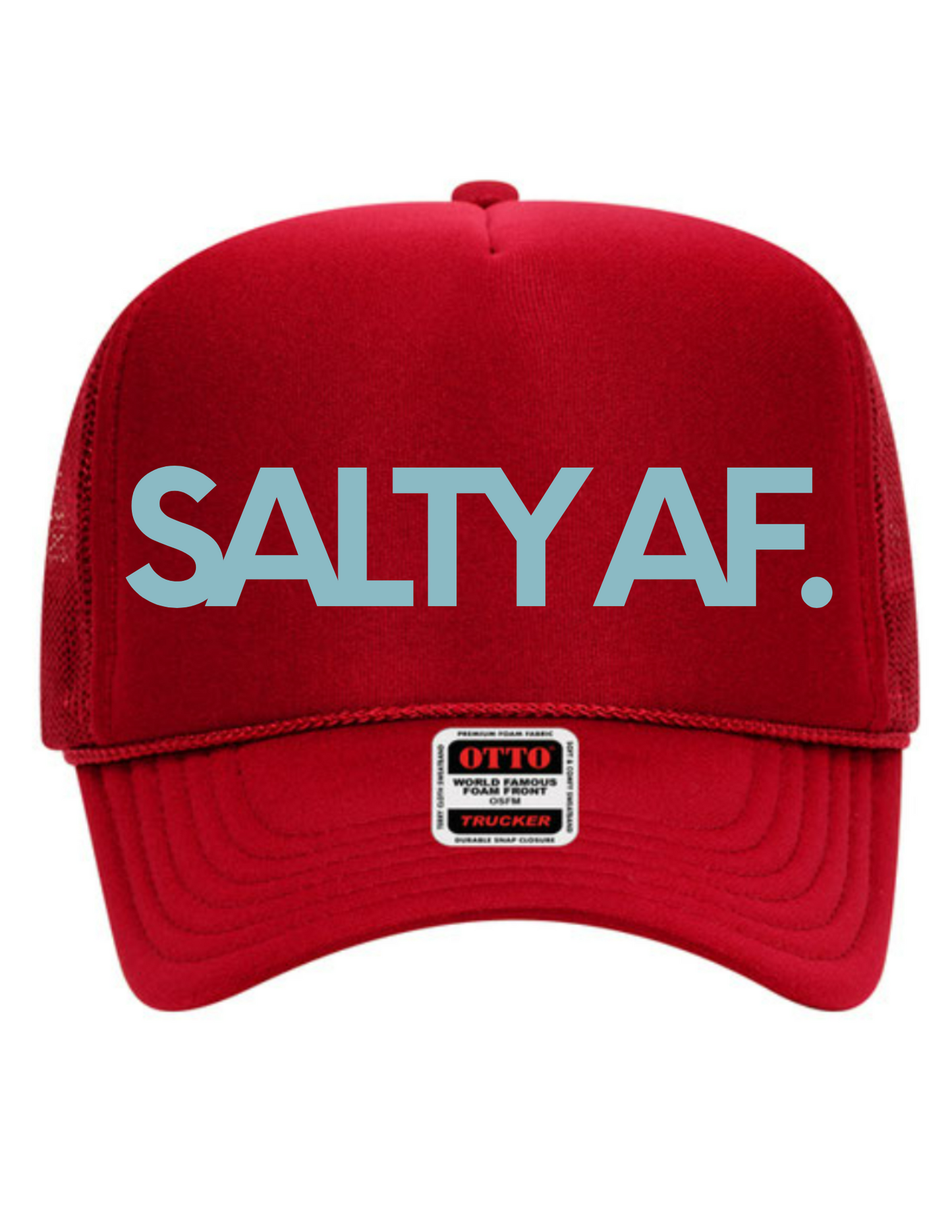 Salty AF High Profile Trucker Hat