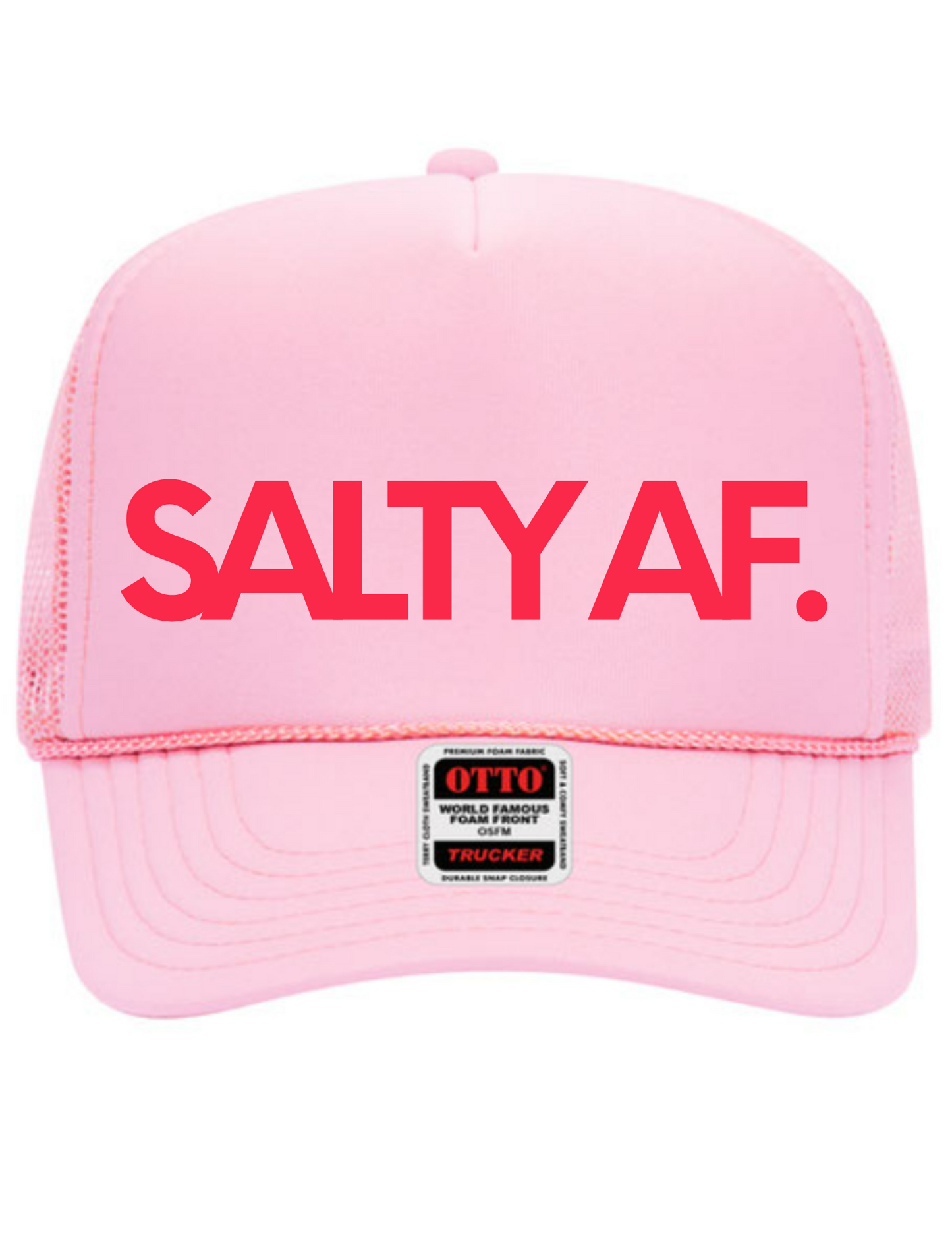 Salty AF High Profile Trucker Hat