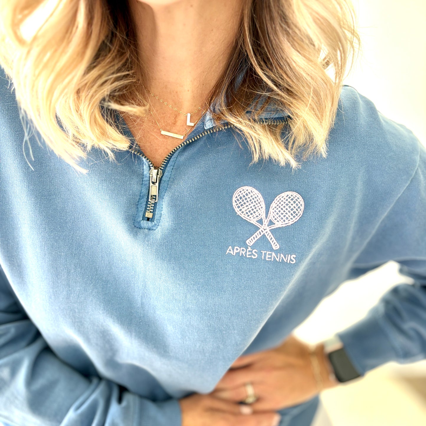 Après Tennis Quarter Zip Pullover