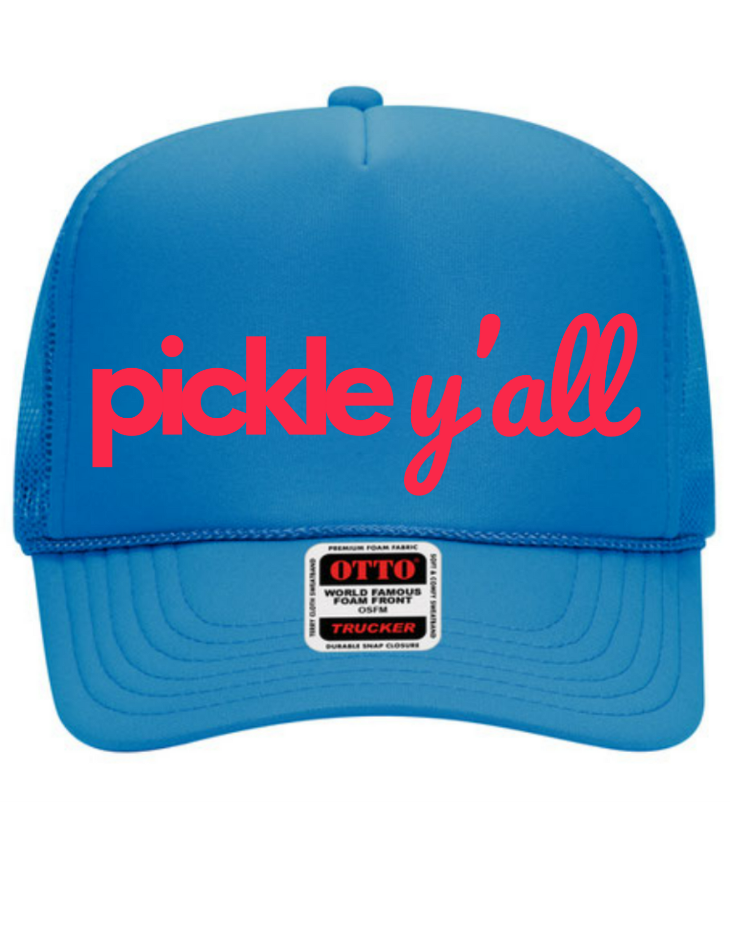Pickle Y'all Mid Profile Pickleball Foam Trucker Hat
