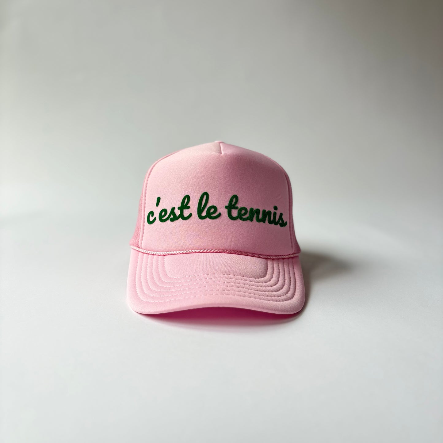 C'est le Tennis High Profile Trucker Hat