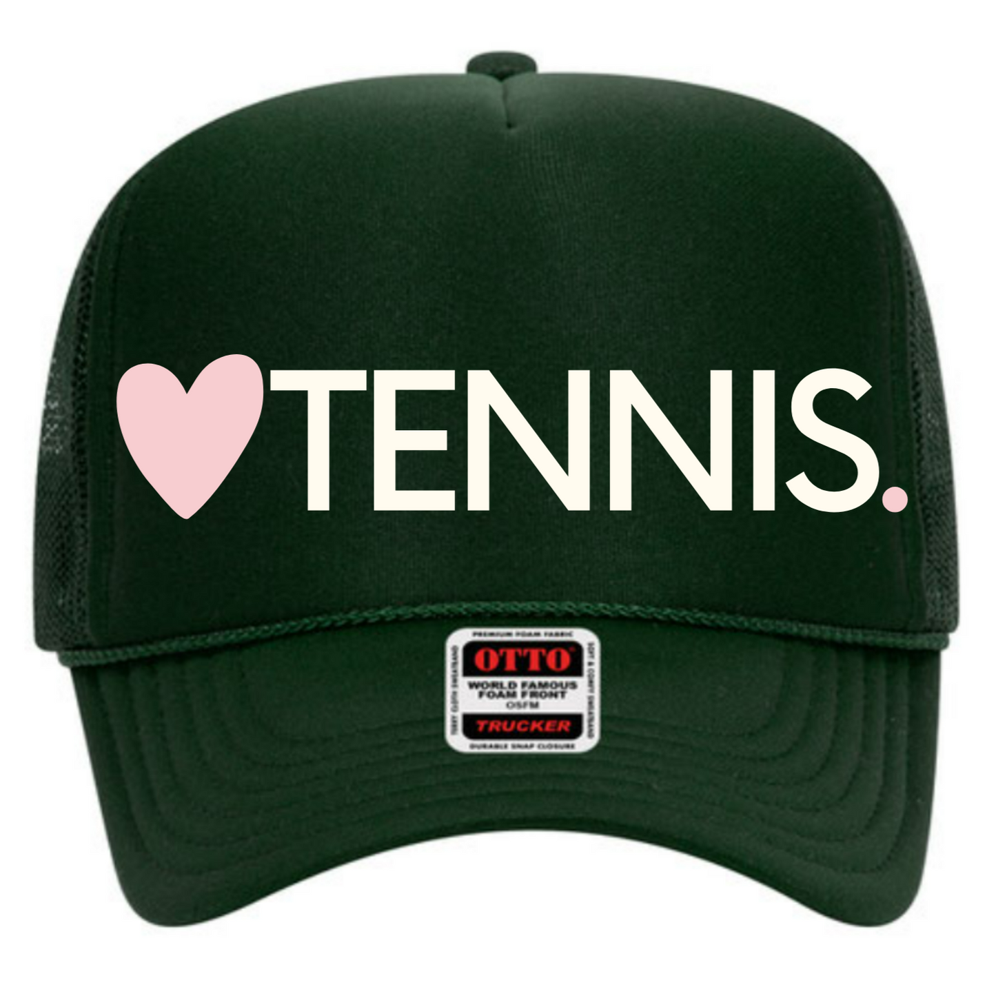 Heart TENNIS Trucker Hat