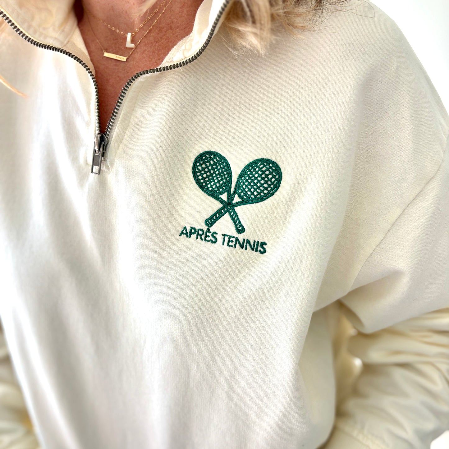 Après Tennis Quarter Zip Pullover