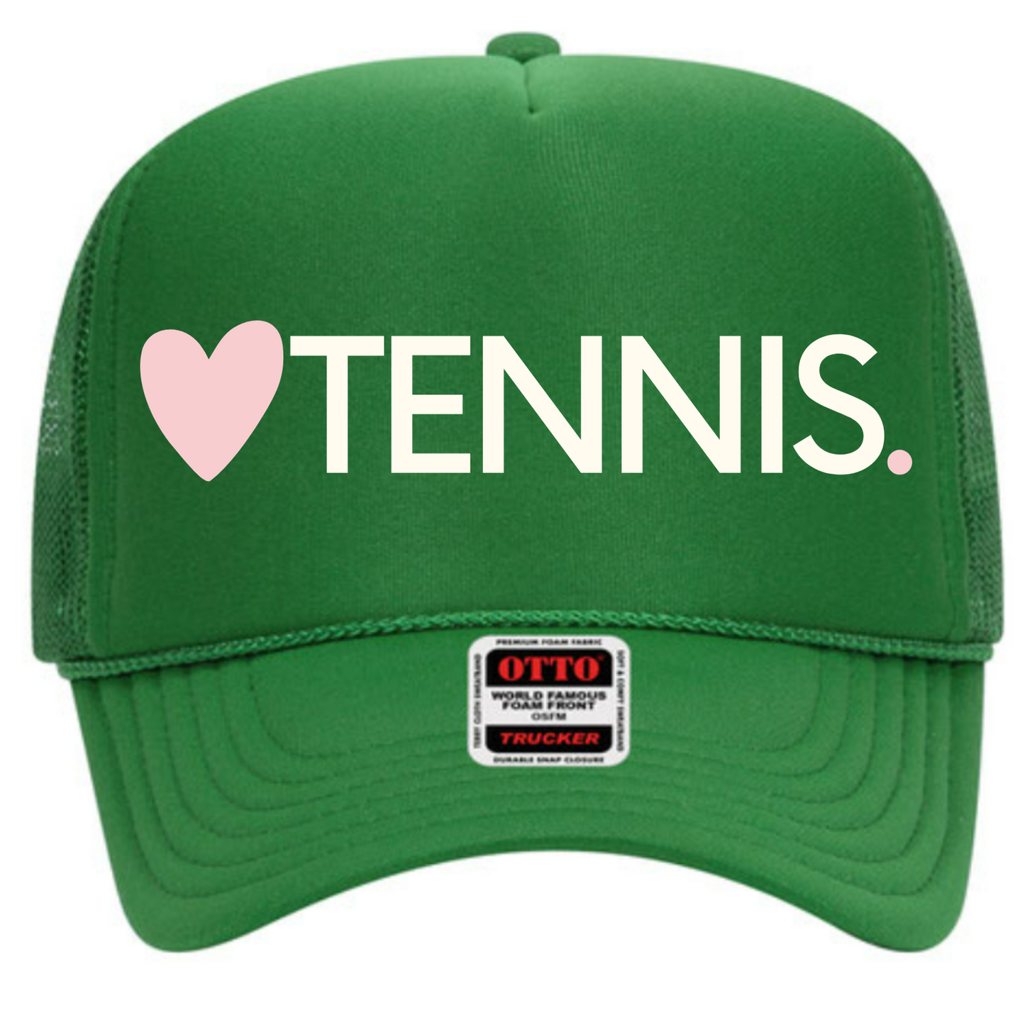 Heart TENNIS Trucker Hat