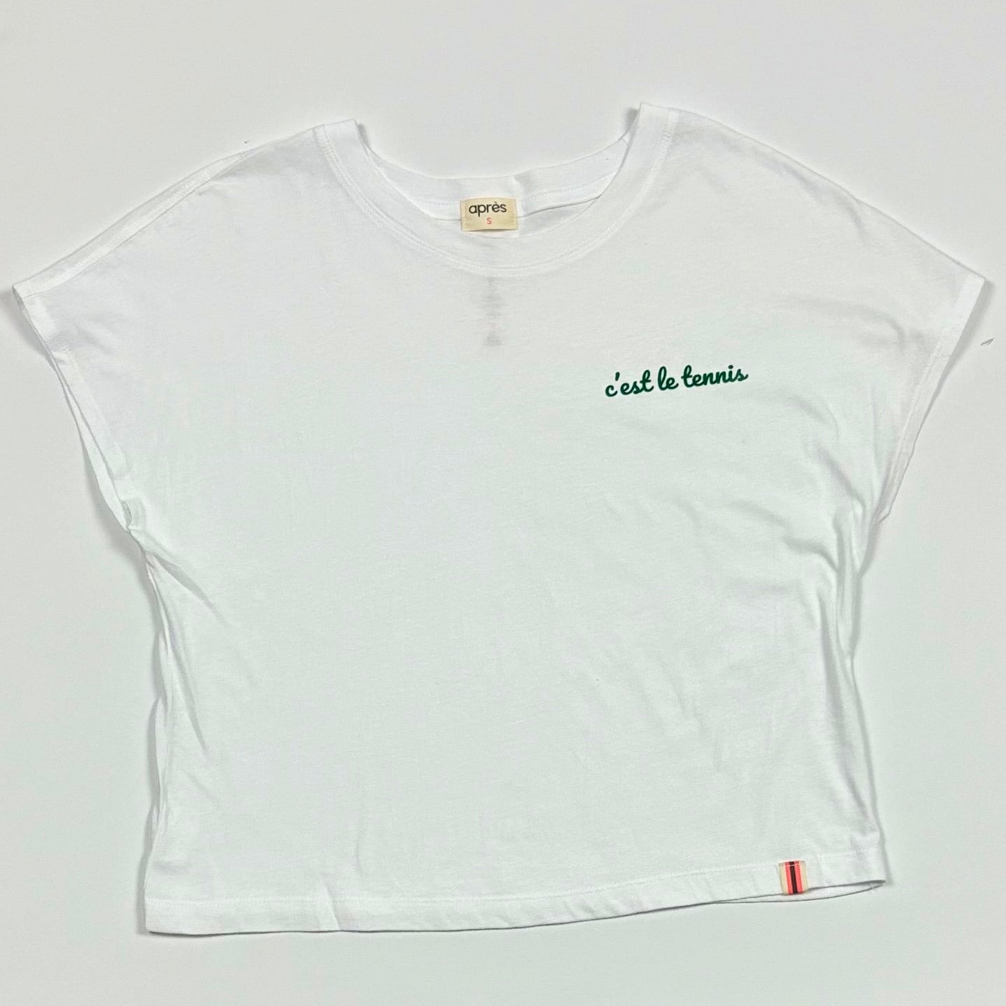 SALE C'est Le Tennis Cap Sleeve T-shirt