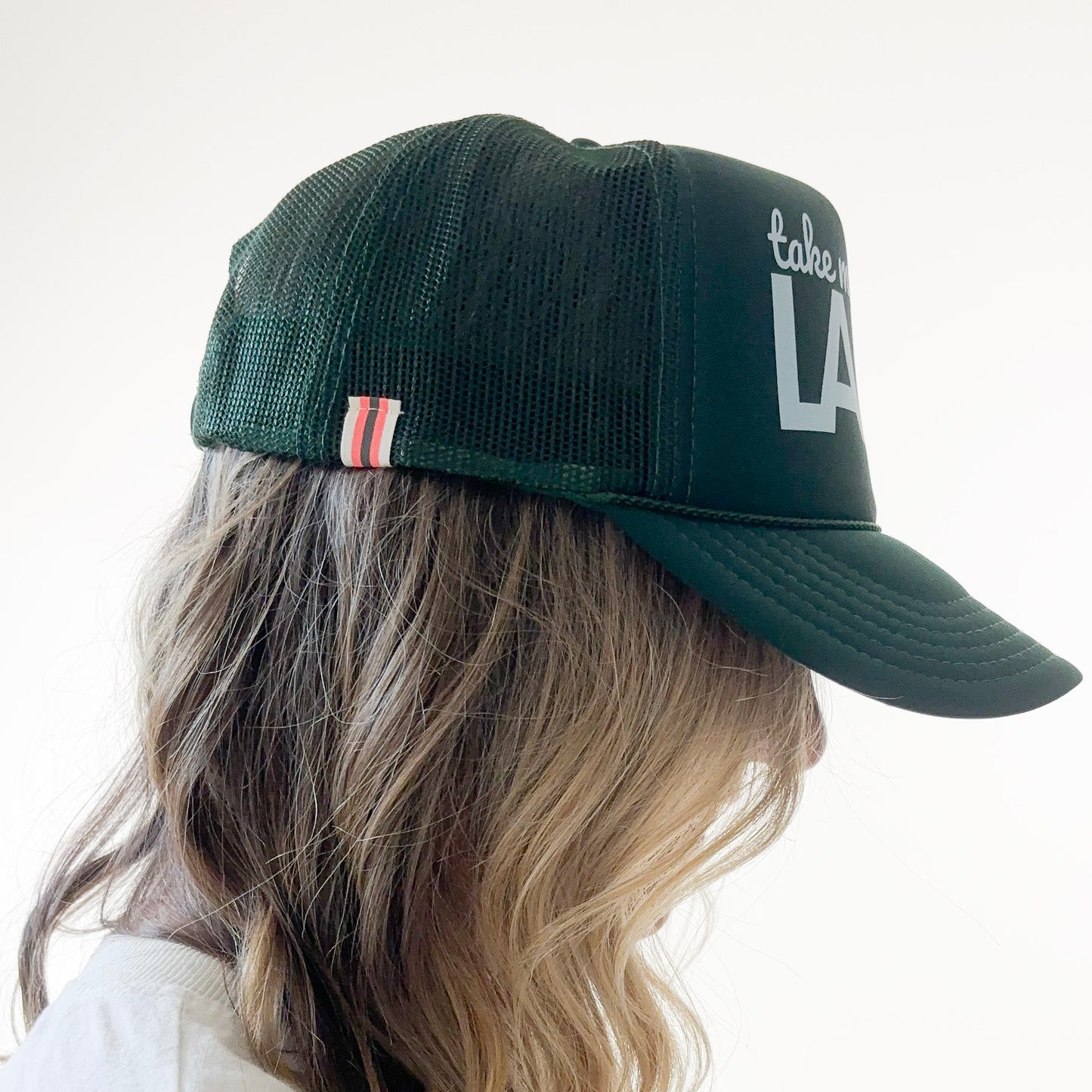 Take Me To The Lake High Profile Trucker Hat