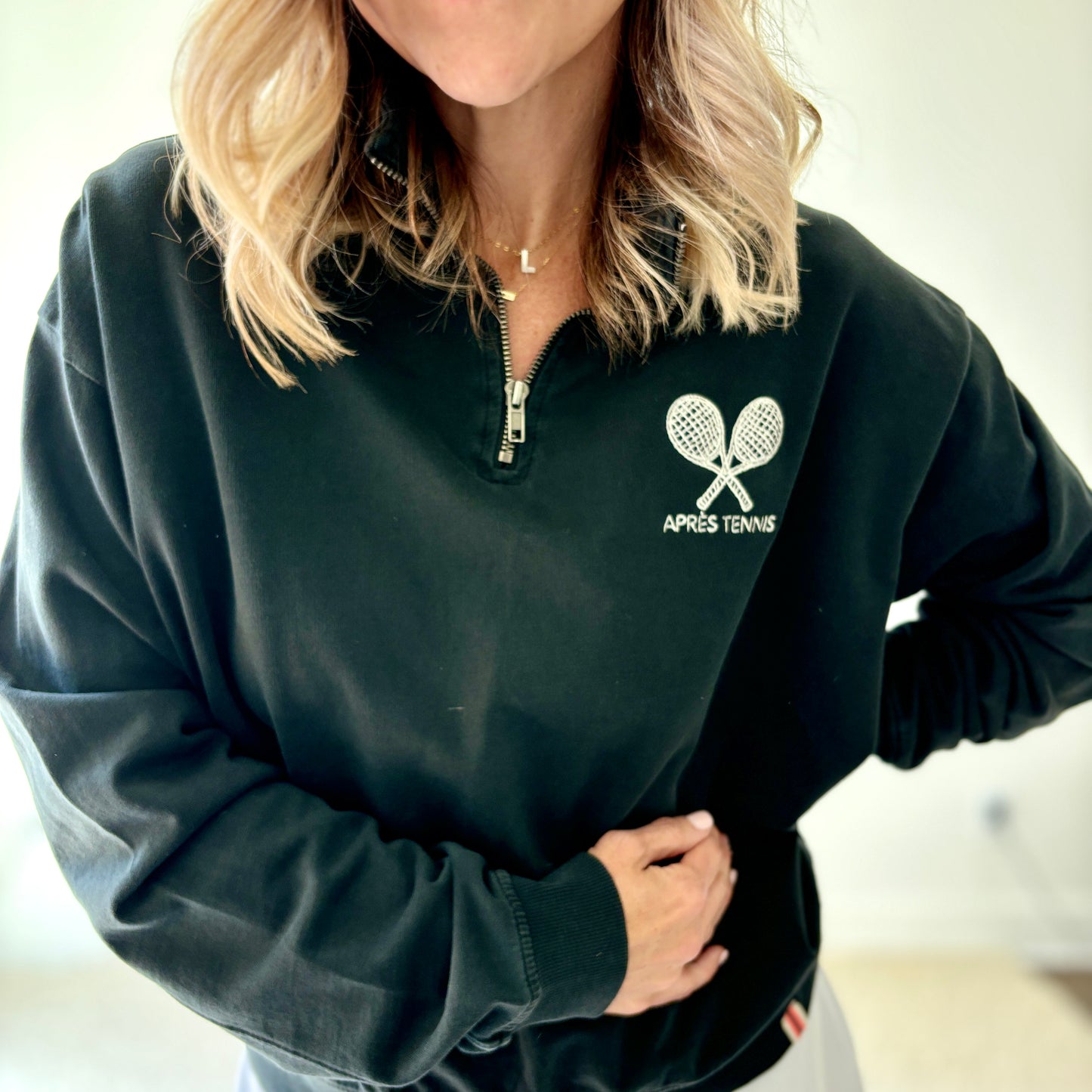Après Tennis Quarter Zip Pullover