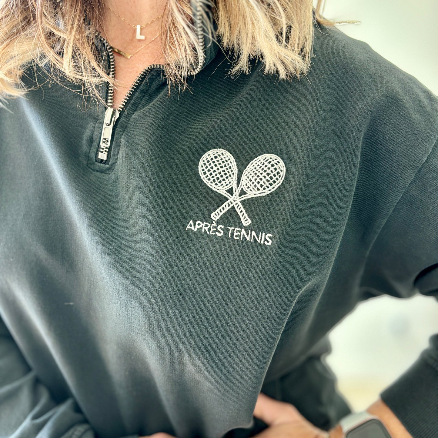 Après Tennis Quarter Zip Pullover