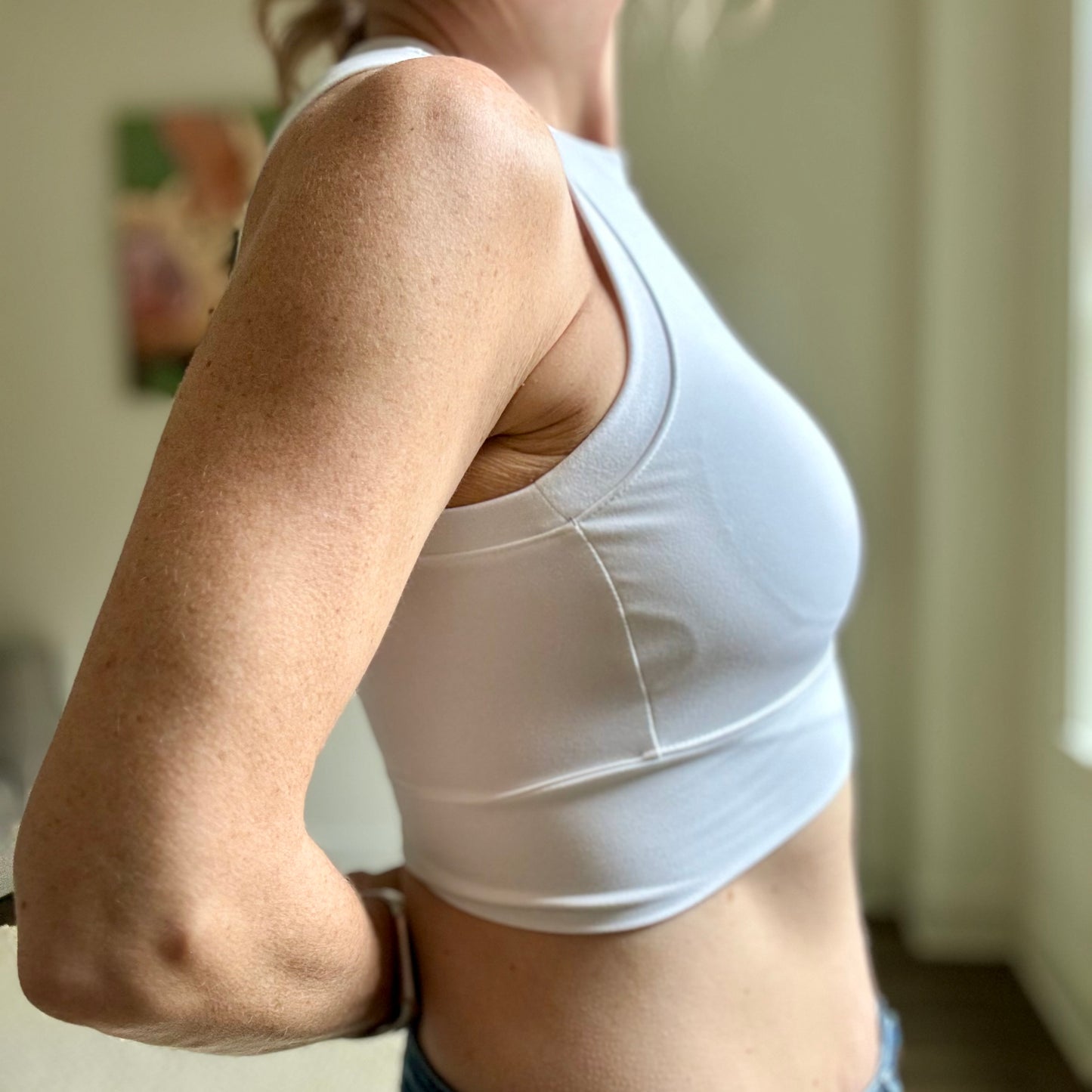 SALE Cropped High Neck Active Top