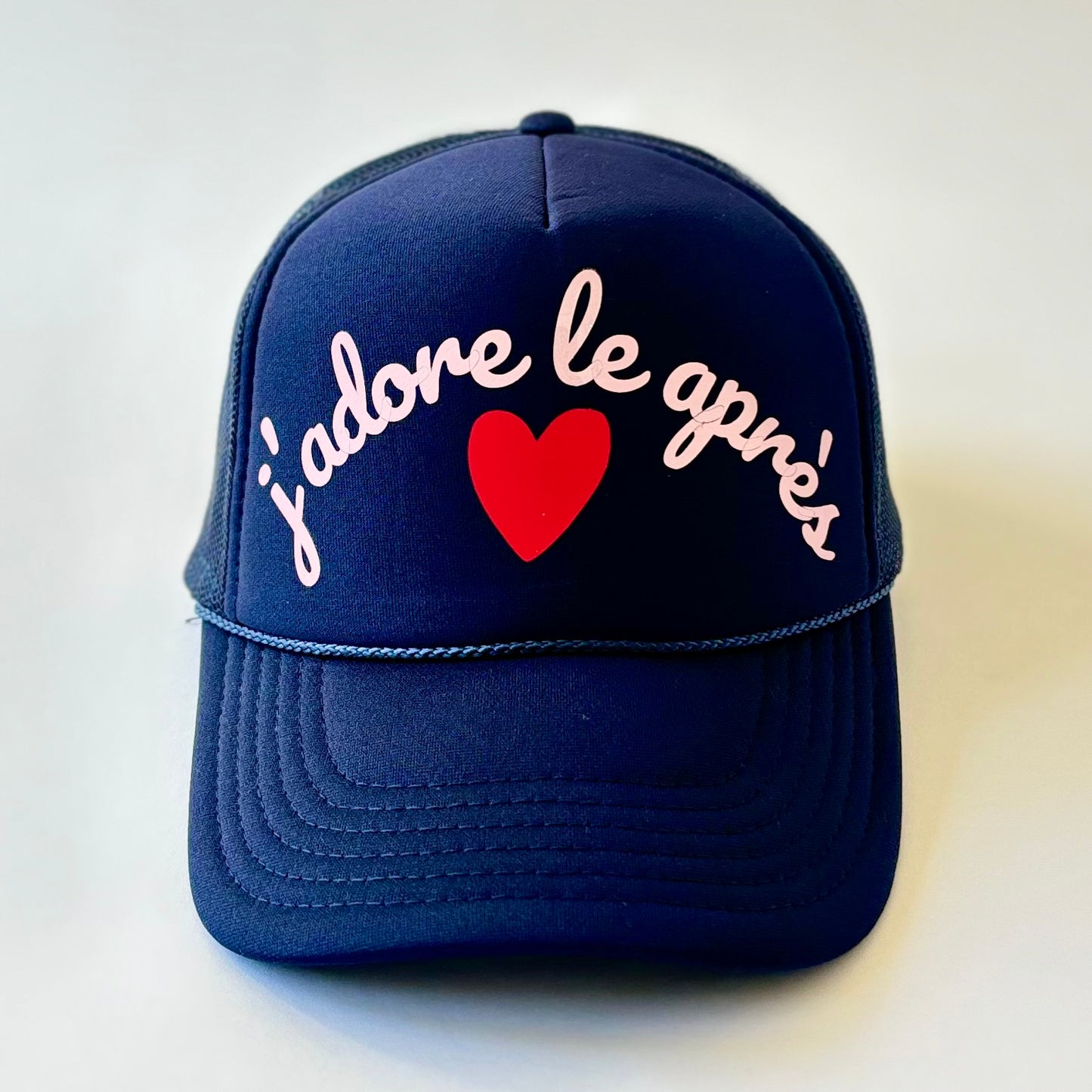 J'adore Le Après Mid Profile Trucker Hat