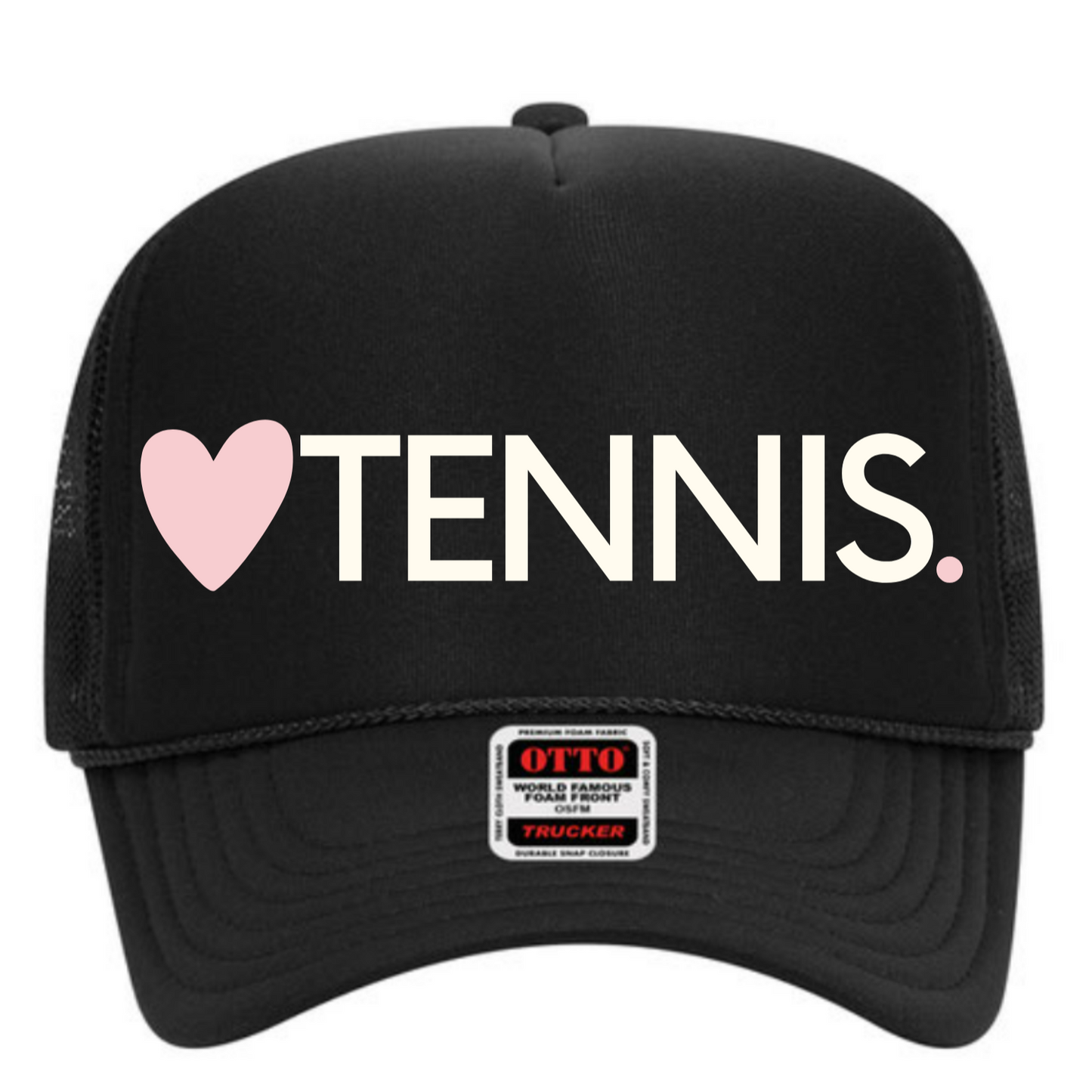 Heart TENNIS Trucker Hat
