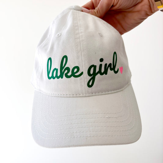 Lake Girl Cotton Dad Hat
