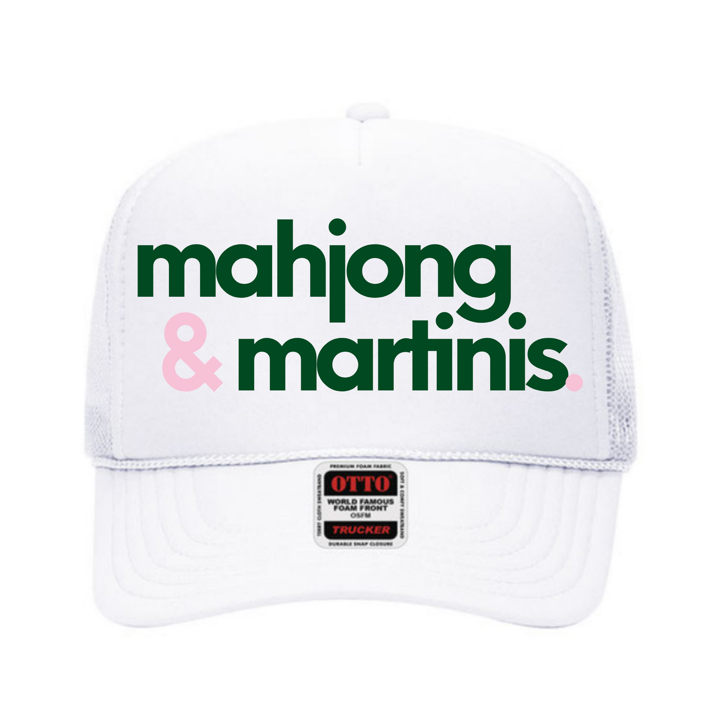 Mahjong & Martinis Trucker Hat