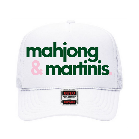 Mahjong & Martinis Trucker Hat