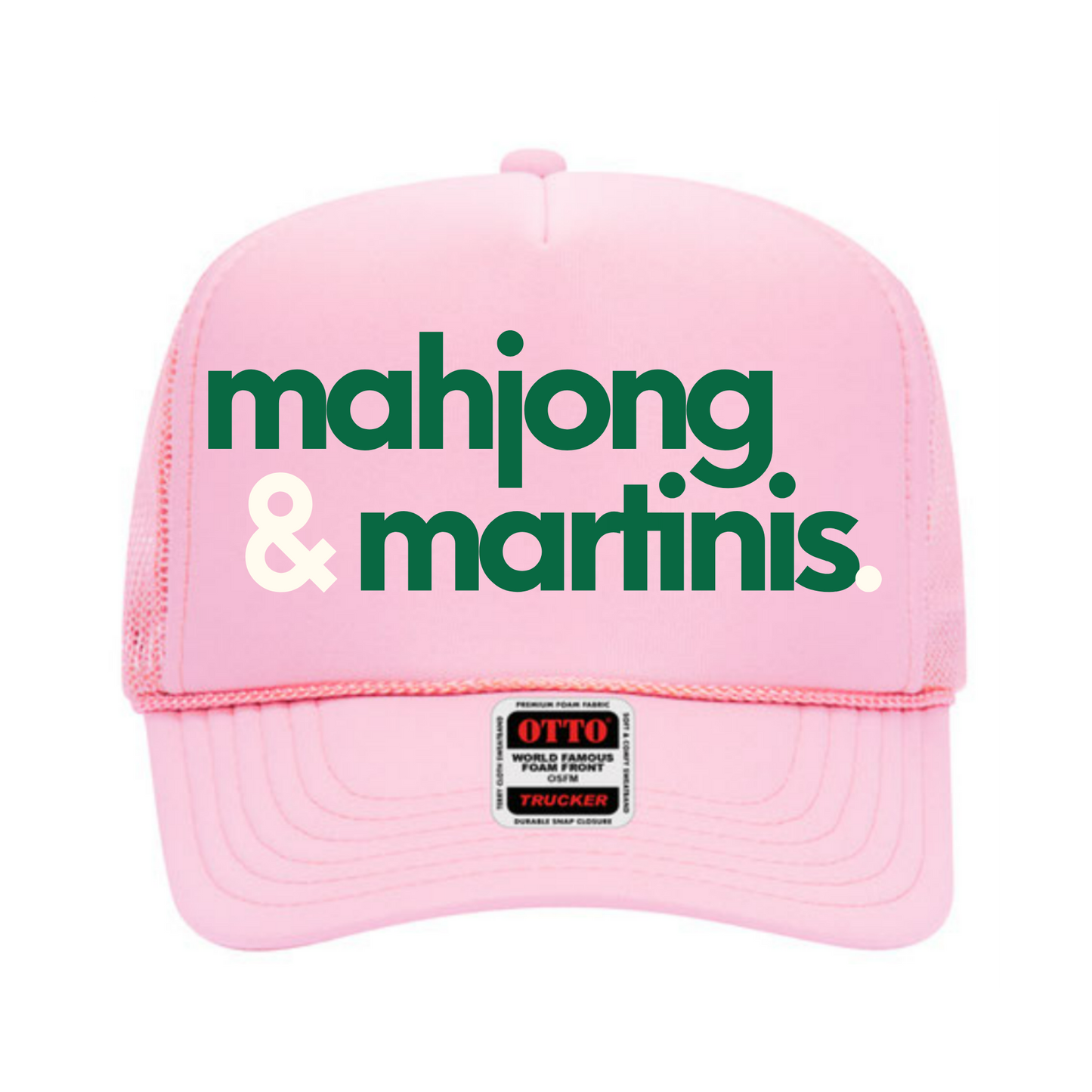 Mahjong & Martinis Trucker Hat
