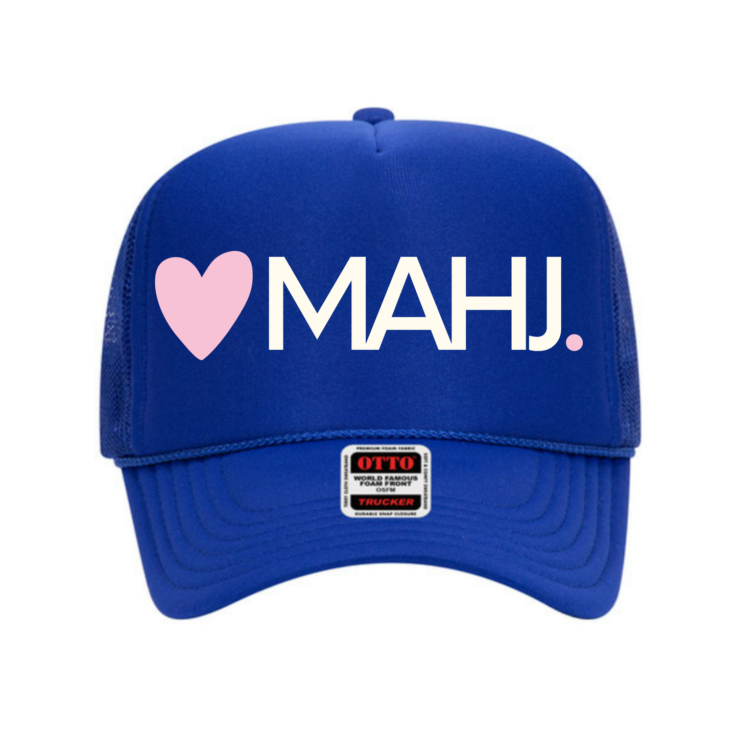 Heart MAHJ Mahjong Lovers Trucker Hat