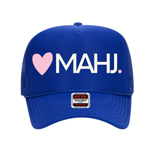 Heart MAHJ Mahjong Lovers Trucker Hat