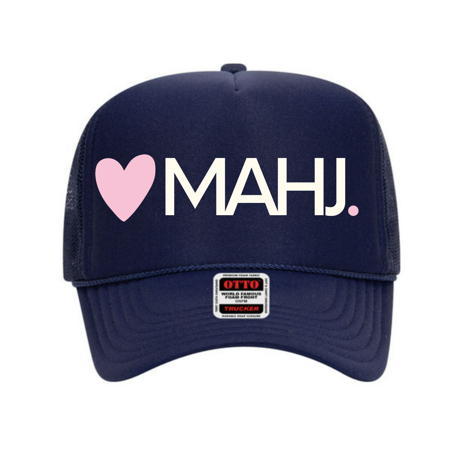 Heart MAHJ Mahjong Lovers Trucker Hat