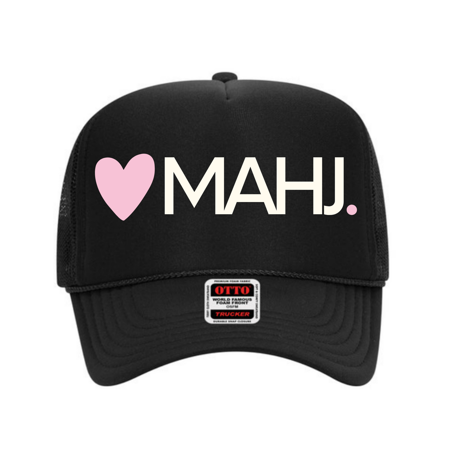 Heart MAHJ Mahjong Lovers Trucker Hat