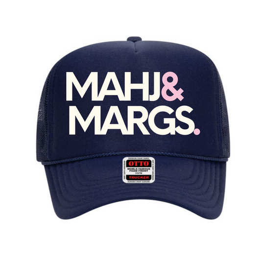 MAHJ & MARGS Mahjong & Margaritas Trucker Hat