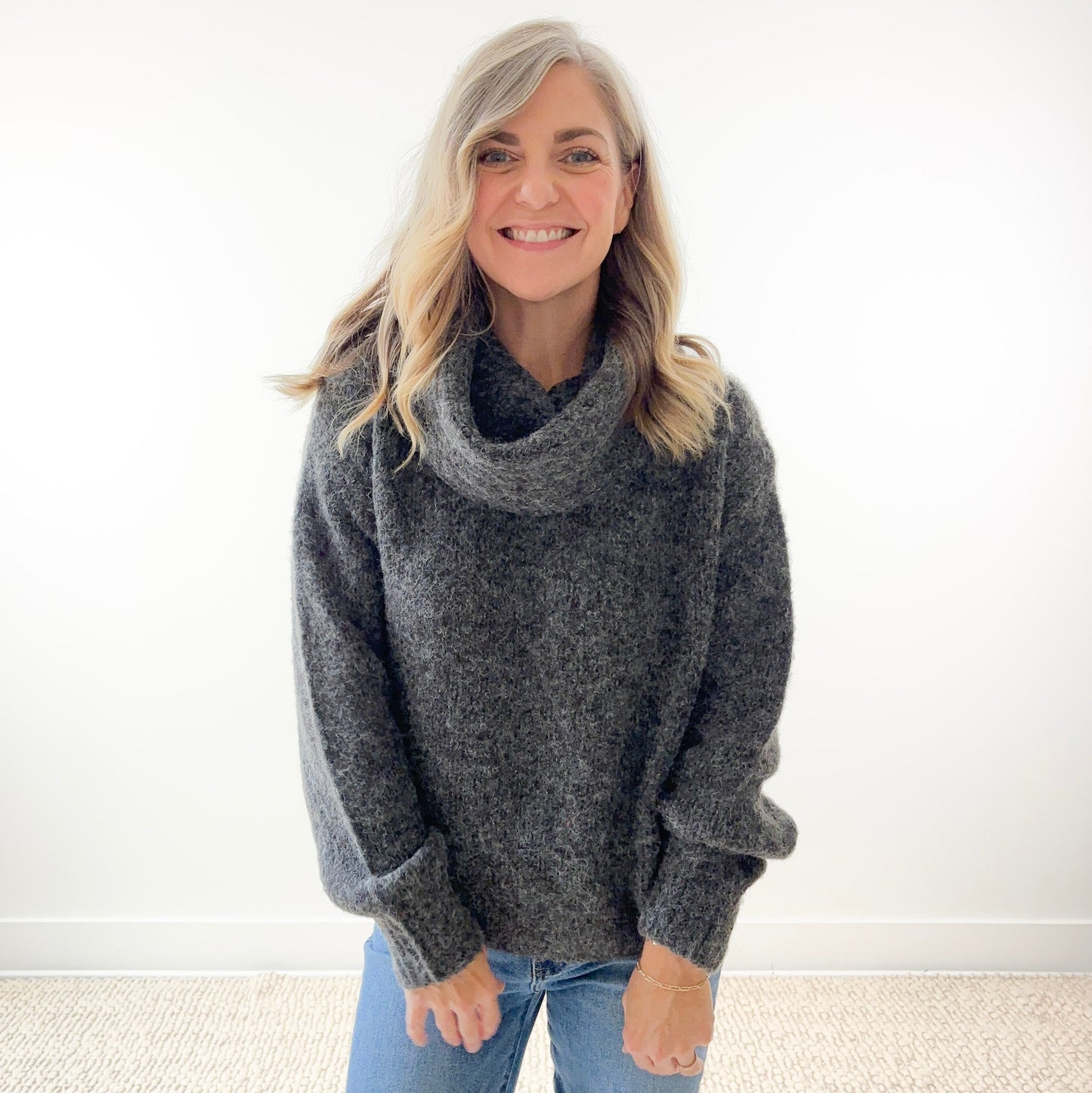 SALE Cowl Neck Sweater