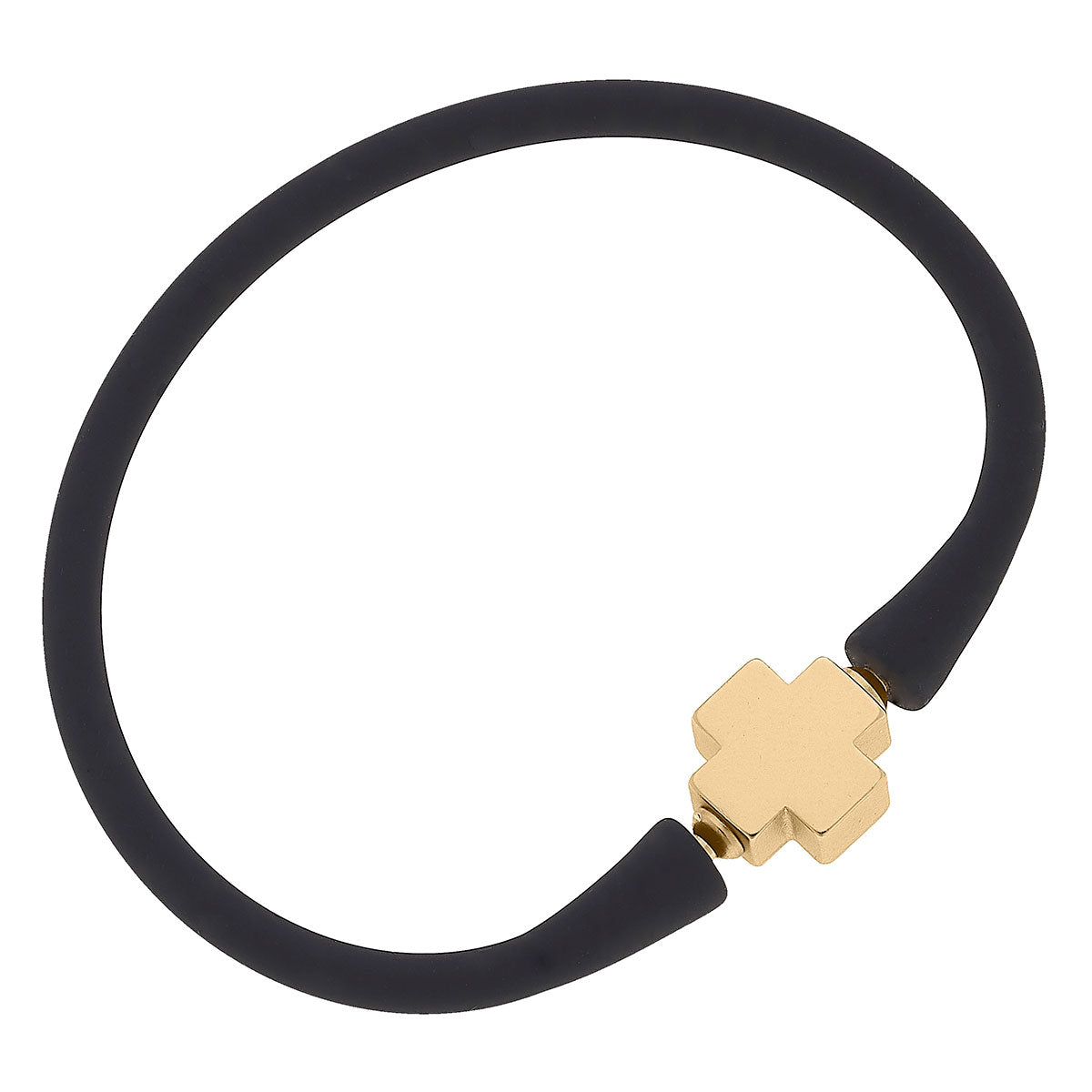SALE Gold cross stretch bracelet
