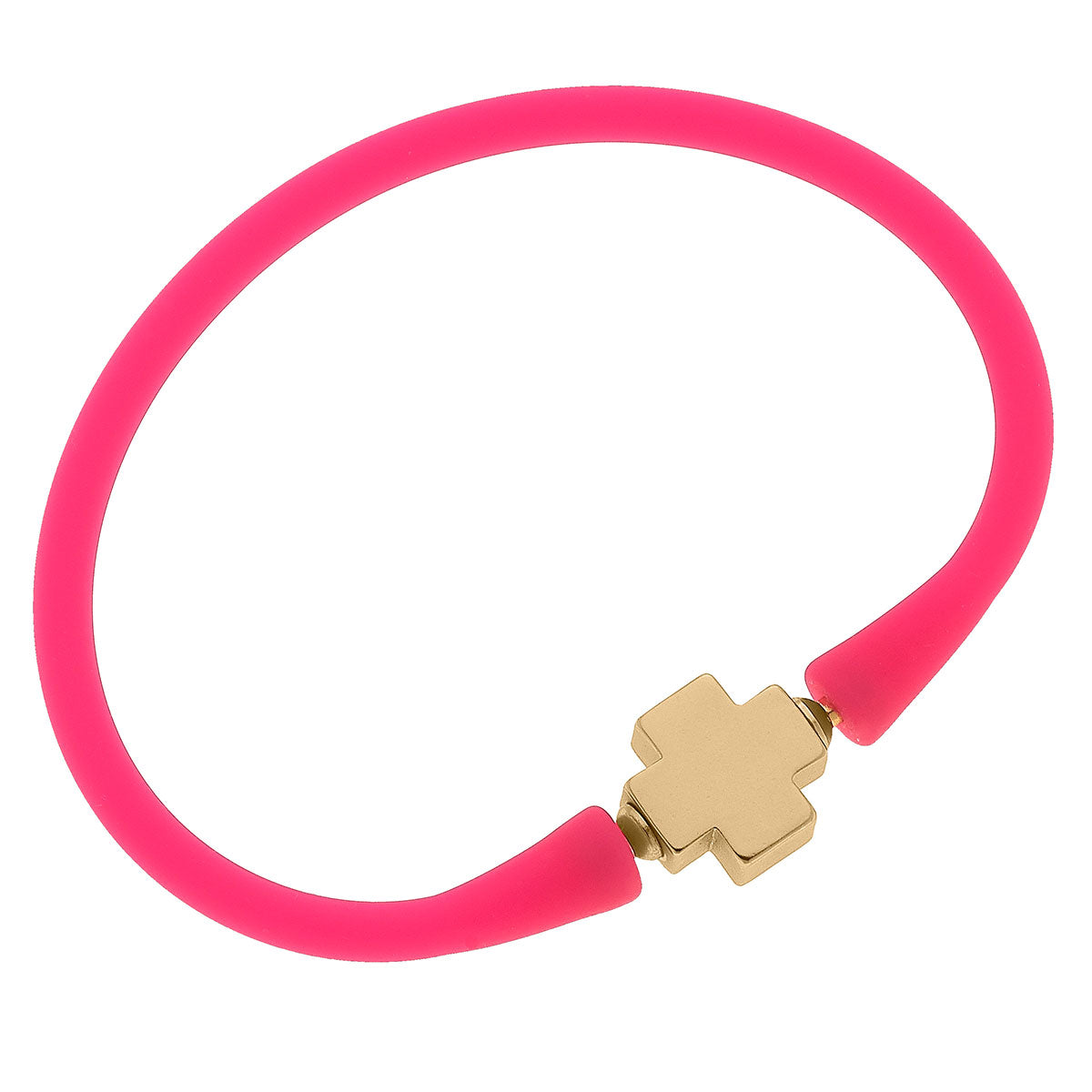 SALE Gold cross stretch bracelet
