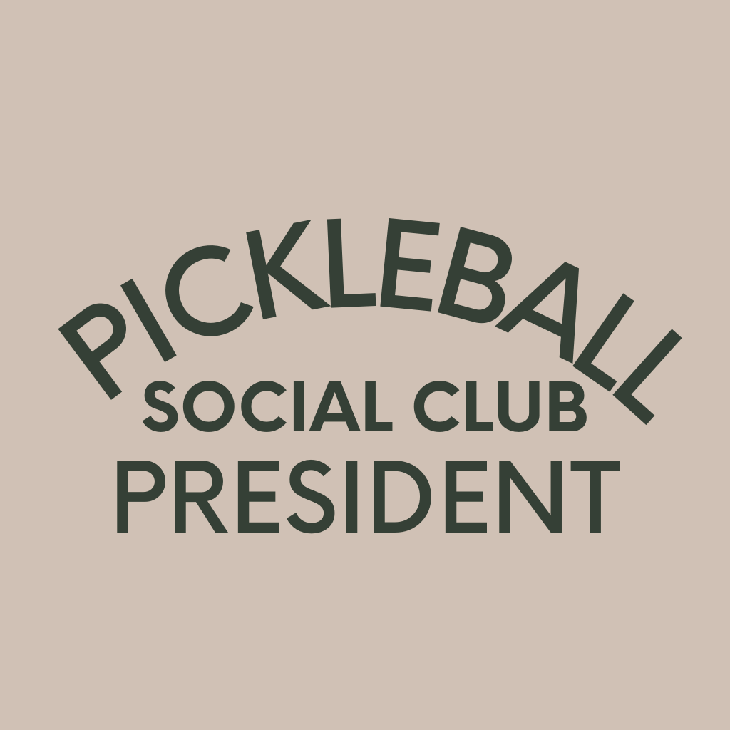 Pickleball Social Club President Mid Profile Trucker Hat