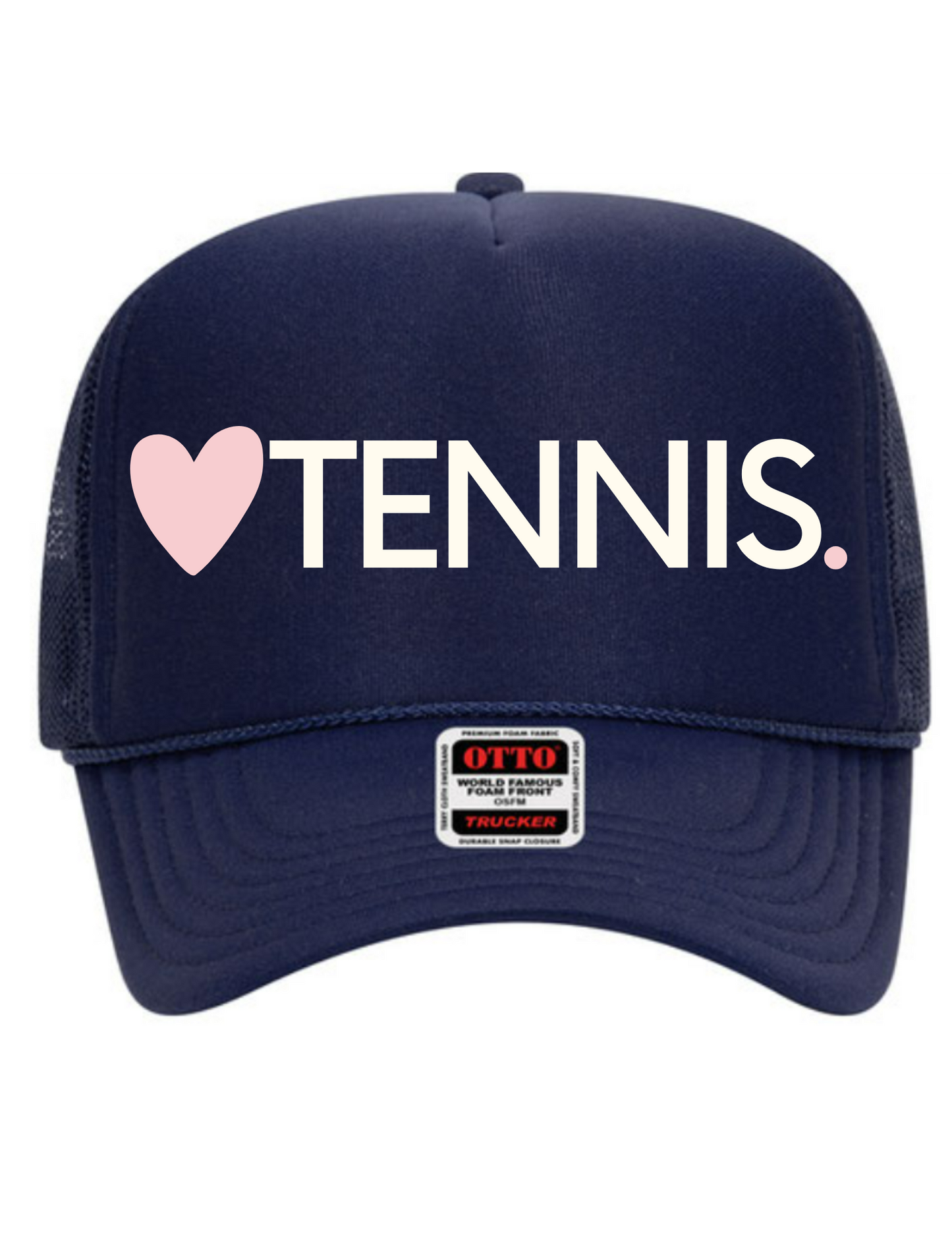 Heart TENNIS Trucker Hat