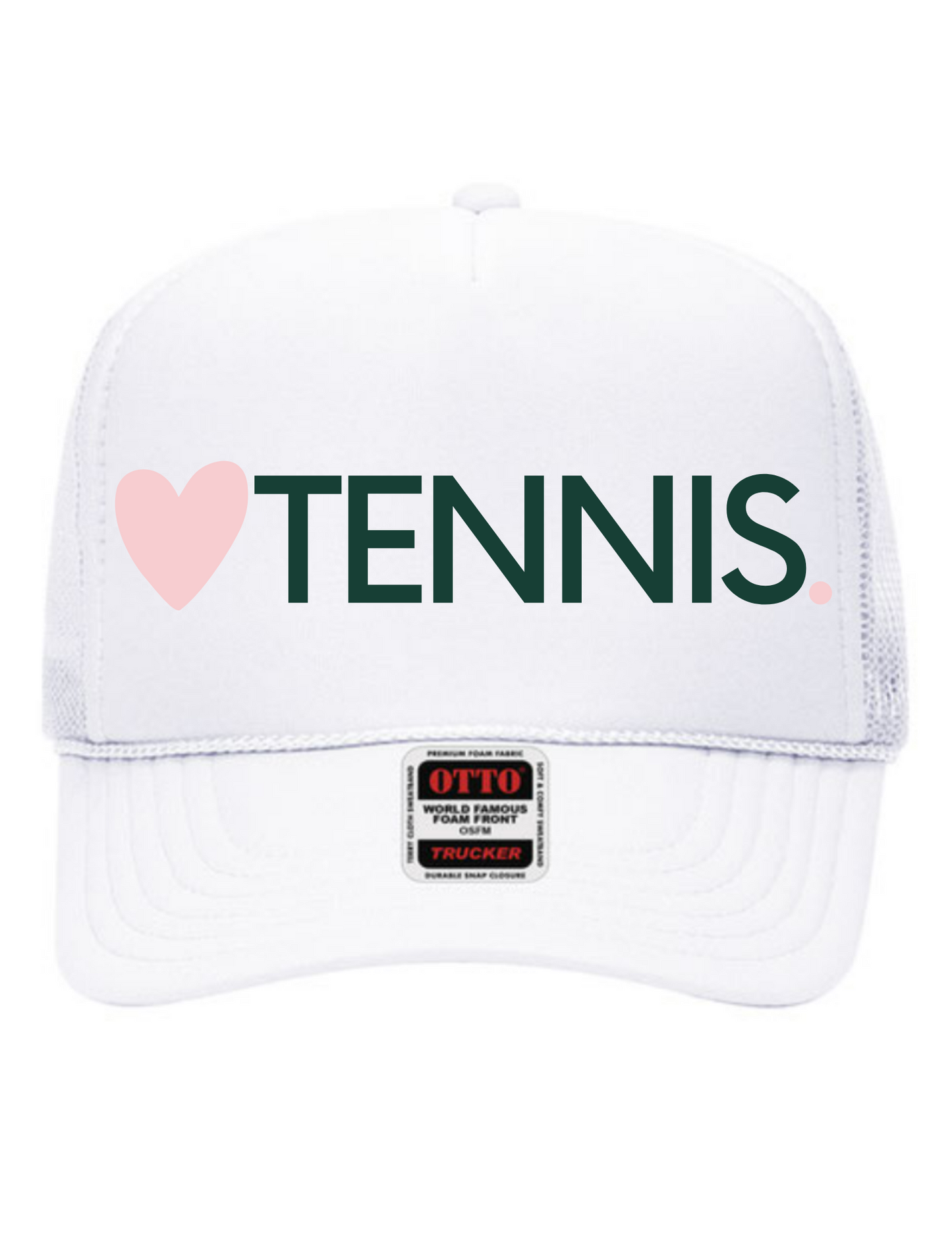 Heart TENNIS Trucker Hat