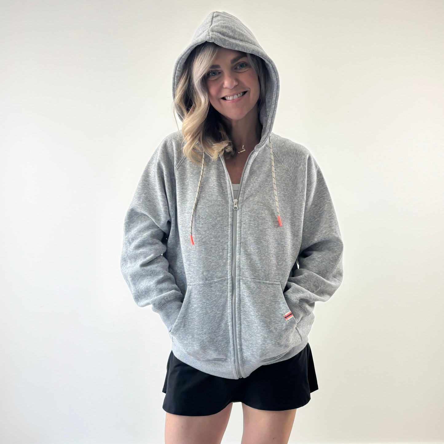 Heart PCKL Oversized Full Zip Fleece Jacket