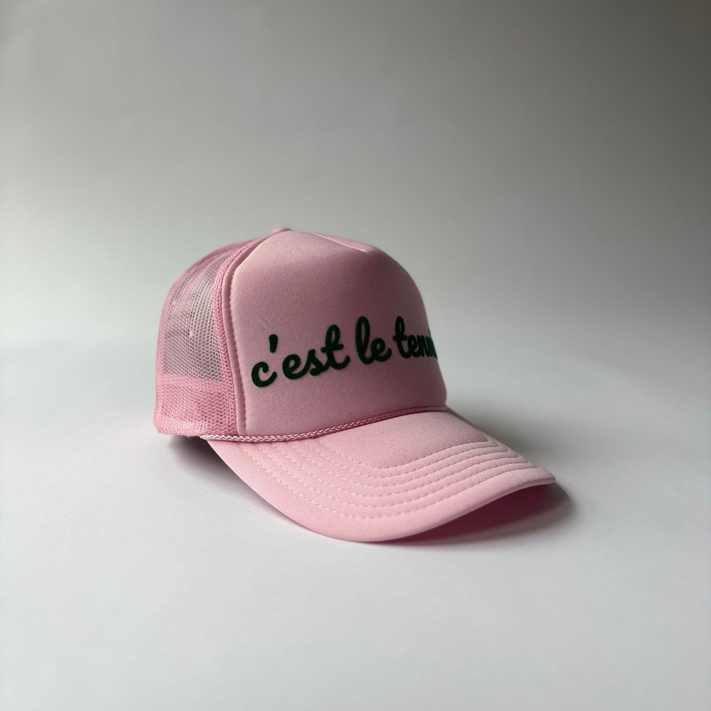 C'est le Tennis High Profile Trucker Hat