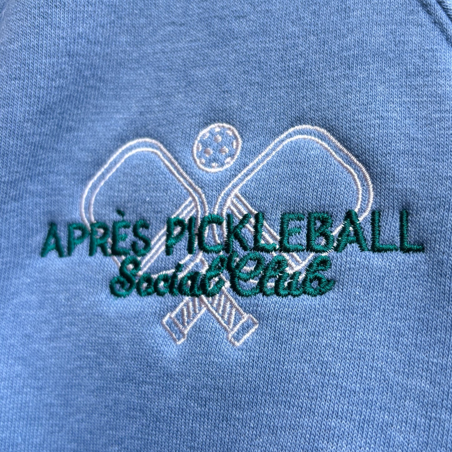 Après Pickleball Social Club Collared Sweatshirt