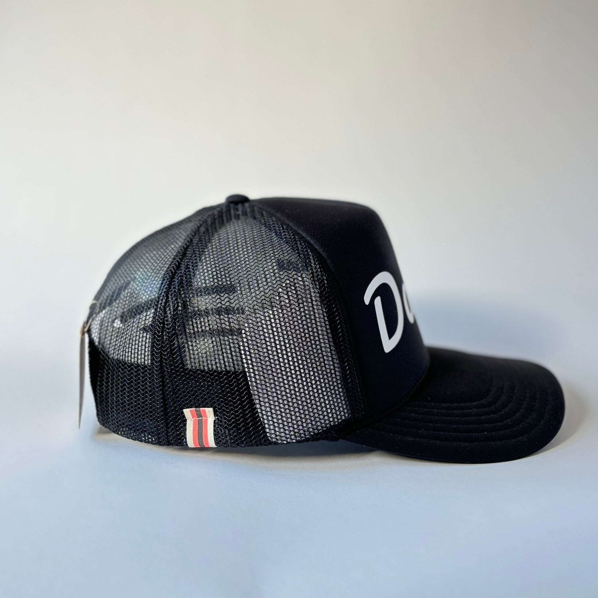 Black Women's Dawgs Mid Profile Trucker Hat for Game Day